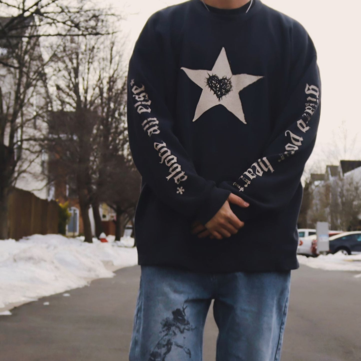 Guard Your Heart Long Sleeve Thermal Crewneck