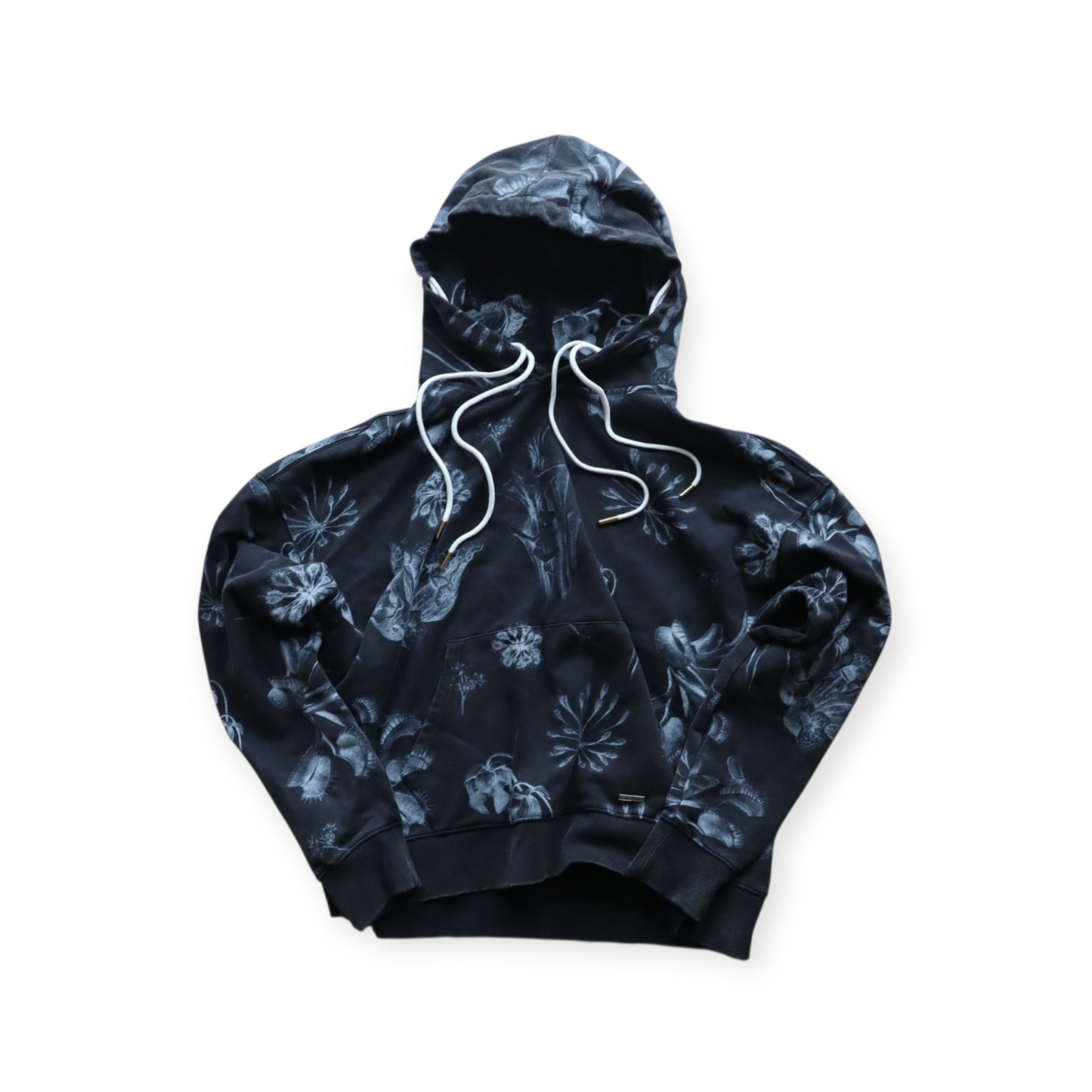 Carnivorous Plants Floral Hooded Pullover Sweatshirt