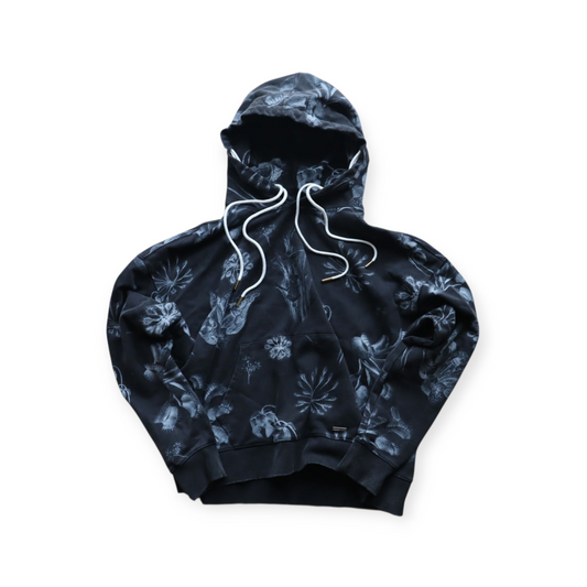 Carnivorous Plants Floral Hooded Pullover Sweatshirt