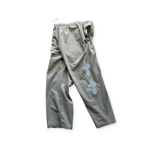 Salvation Wide Leg Khaki Pants