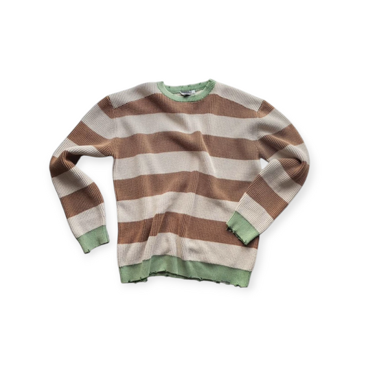 Teen Spirit V2 Vintage Style Waffle Knit Sweater