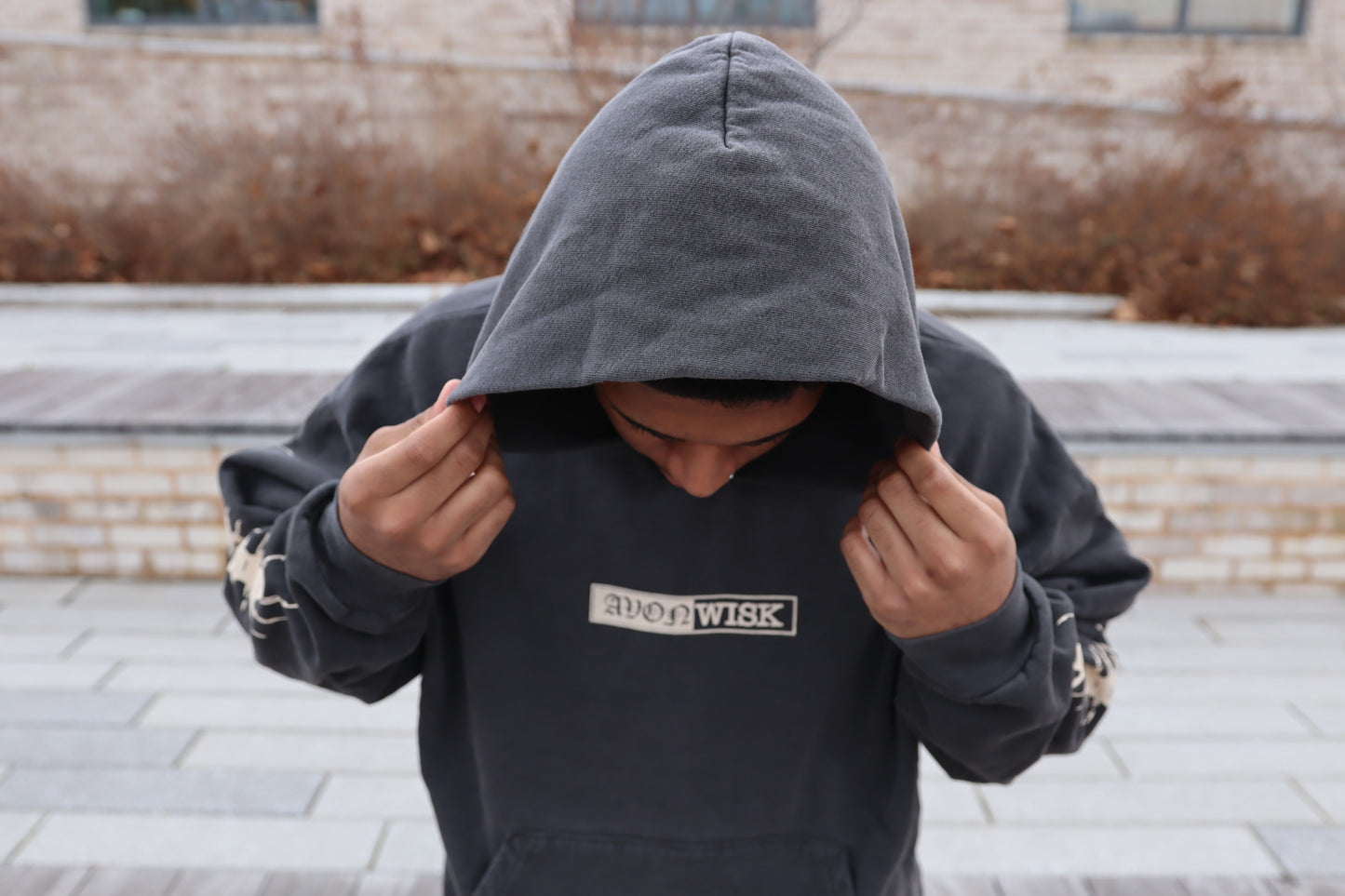 Myriapod Hooded Pullover Sweatshirt